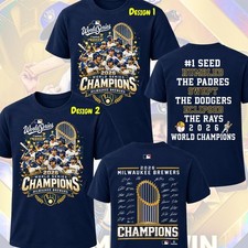 HOT - Milwaukee Brewers 2026 World Series Champions Signatures Both Side For Fan