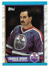 CHARLIE HUDDY 1989-90 TOPPS CARD NEAR MINT CONDITION