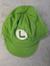 Nintendo Super Mario Luigi Hat Cap Green Costume Toddler 6-9M New Without Tags