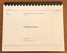 ☑️ CATIA Virtual Design v5. Training Finite Element Method Surface Exercise Book