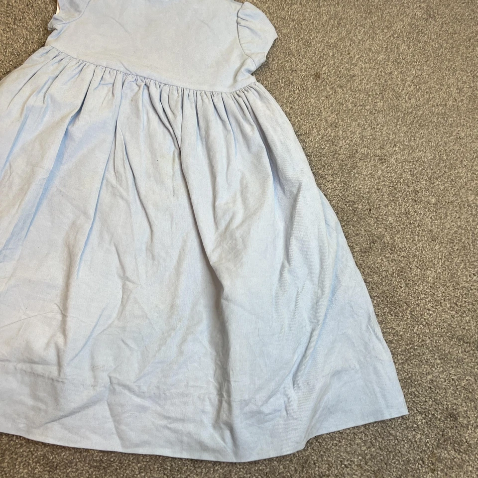 Bailey Boys Dress Girls 4 blue A-Line Short Sleeve Button Back Classics Special - Image 3 of 4