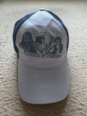 StarWars Navy Blue Punch It Chewie Baseball Cap Snap Back - Image 1 of 4