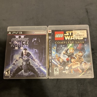 Playstation 3 PS3 Star Wars Bundle - Force Unleashed II + Lego Complete Saga CIB