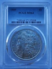 1889 $1 Morgan Silver Dollar PCGS MS64 Philadelphia Mint