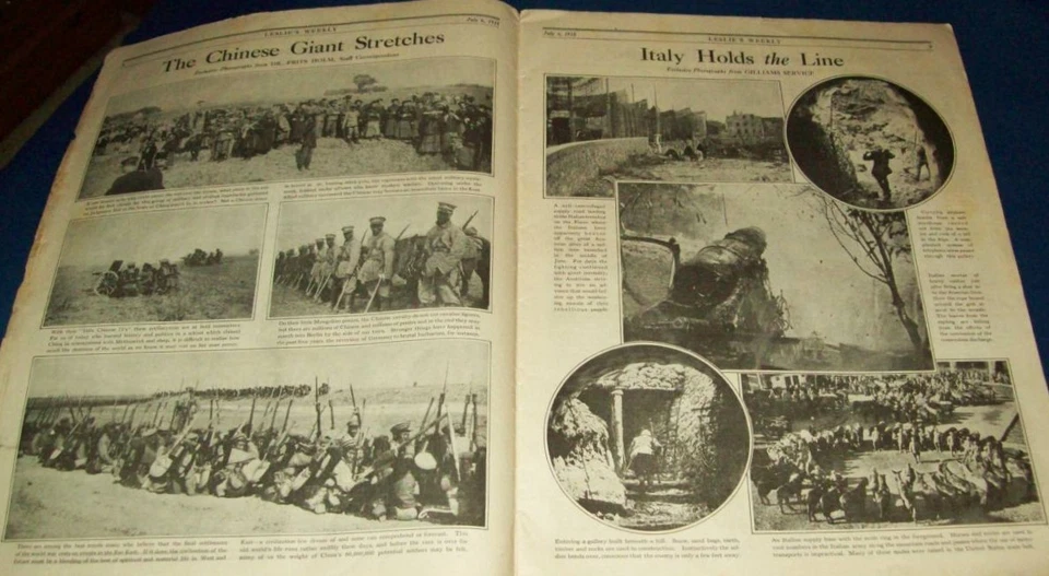 ORIGINAL WW1 JULY 6, 1918 LESLIE'S ILLUSTRATED WEEKLY: THE WAR IN PICTURES - Image 4 of 4