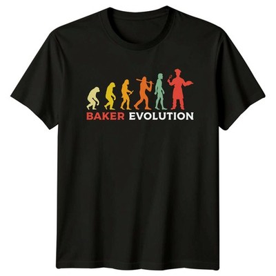 Baker Evolution T-Shirt Baker Kulinarik Geburtstag Geschenk für Sie und Ihn
