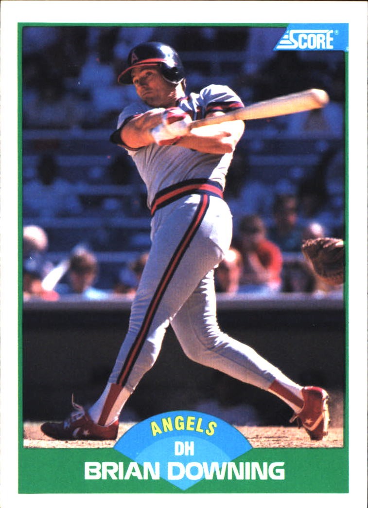 1989 Score Brian Downing #76 California Angels