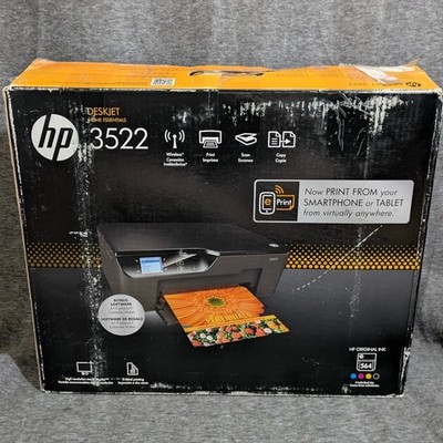 HP Deskjet Home Essentials 3522 All-In-One Printer - Sold As Is