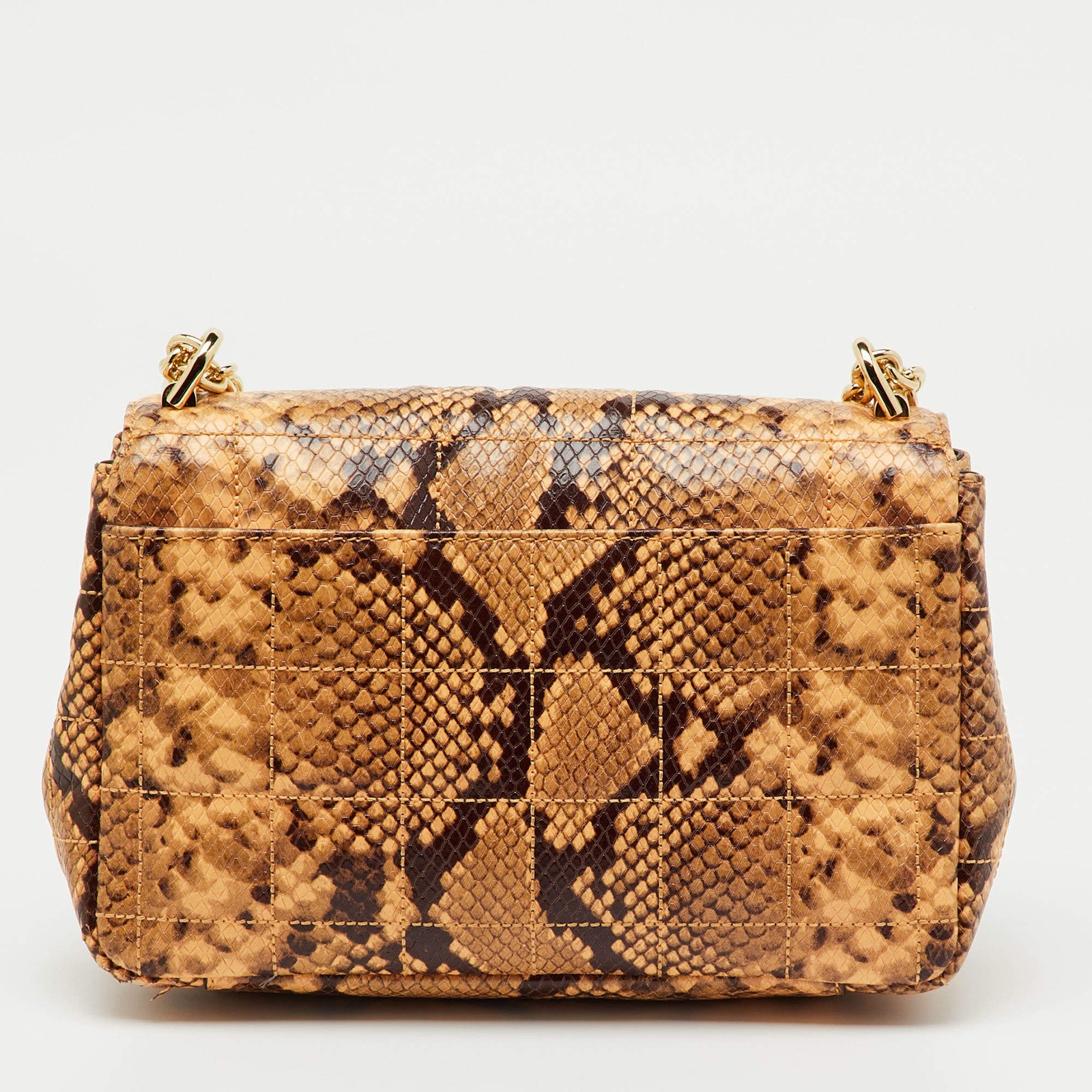 Michael Kors CreamBlack Python Embossed Leather L… - image 5