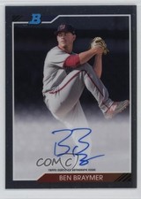 2020 Bowman Heritage Chrome Prospects Auto Ben Braymer #92PA-BB Auto z7d