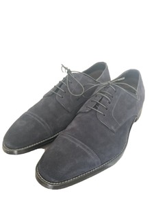 sapato camurça azul