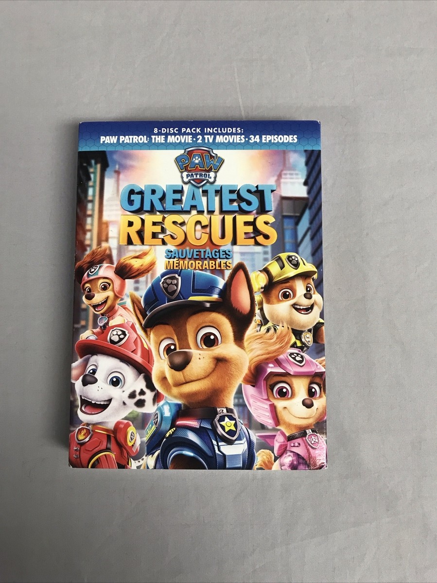 Paw Patrol - Greatest Rescues (8-Disc Set, DVD, 2021) | eBay