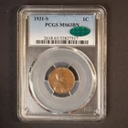 1931 *S* Lincoln Wheat Cent - PCGS MS 63 BN w/ CAC - FREE SHIPPING! G1566