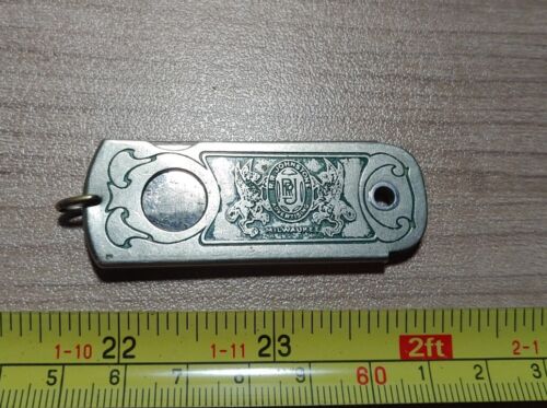 Vintage R. R. Johnstone Milwaukee Advertising Metal Cigar Cutter - Picture 1 of 5