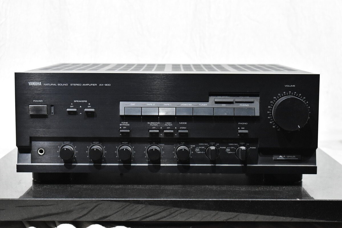 ☆美品 ヤマハ プリメインアンプ AX-900 オーディオ機器 音響機器 Yamaha AX-900 Integrated NATURAL SOUND STEREO AMPLIFIER