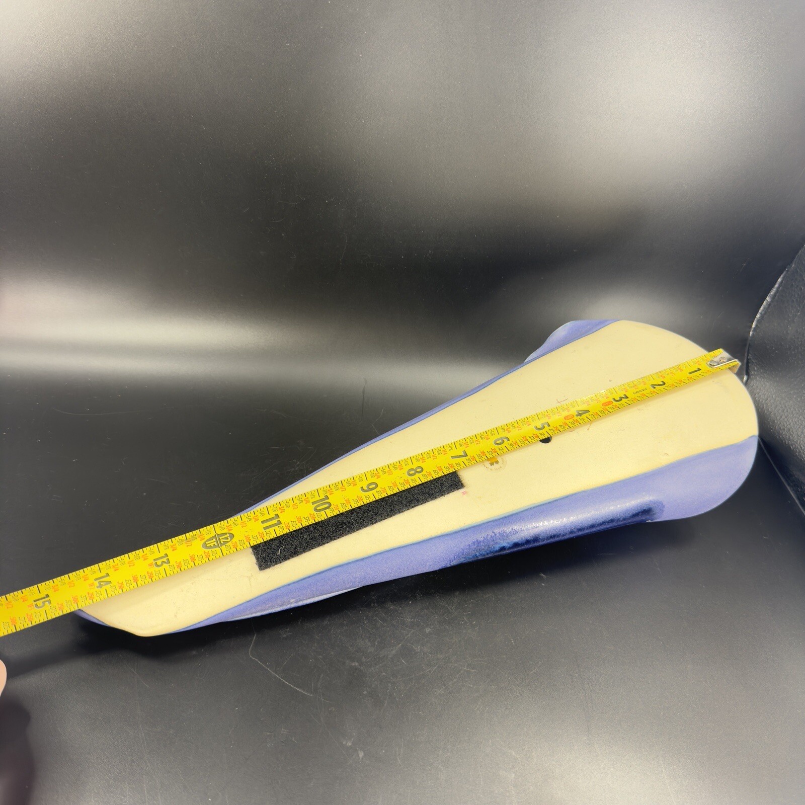 HILBORN Canada Art Pottery Vase Wall Pocket Ceramic Light Purple Blue 15inch