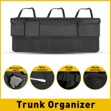 Car Trunk Organizer Oxford Interior Accessories Back Seat Storage Bag 4 Pocket A