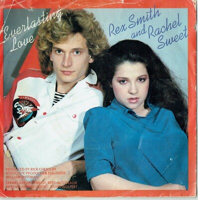 REX SMITH & RACHEL SWEET - 7'' - Everlasting Love (3 Track) Picture Sleeve UK CBS