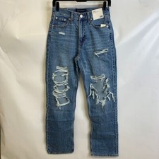 AEROPOSTALE High-Rise Baggy Jeans Women's Size 0/R Medium Wash