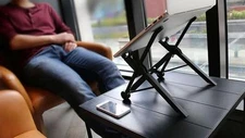 Nexstand Portable Height Adjustable Folding Laptop Notebook MacBook Stand+