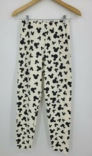 Vtg Mickey Unlimited Jerry Leigh Elastic Waist Pants Womens M Disney Leggings