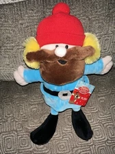 RUDOLPH THE RED NOSED REINDEER Yukon Cornelius 11" Plush Figure NWT 05/2020