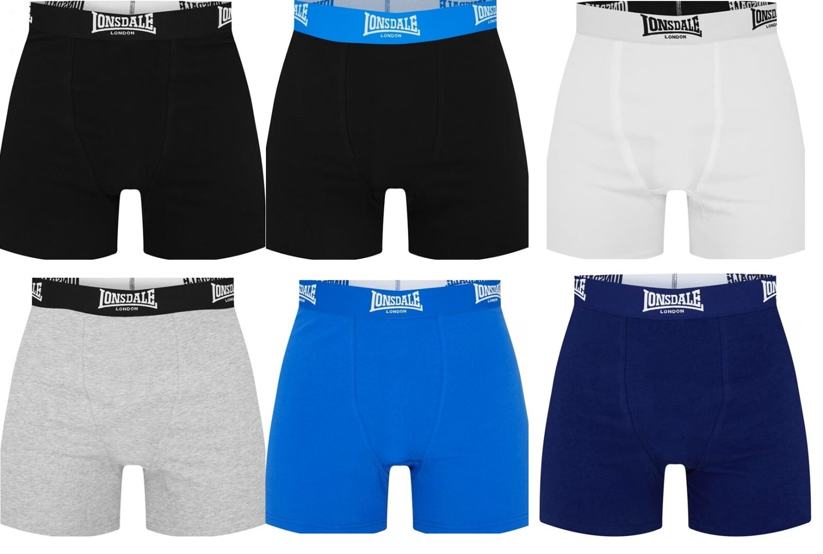 2 x Lonsdale Mens Trunks Size S M L XL 2XL 3XL 4XL Cotton Underwear