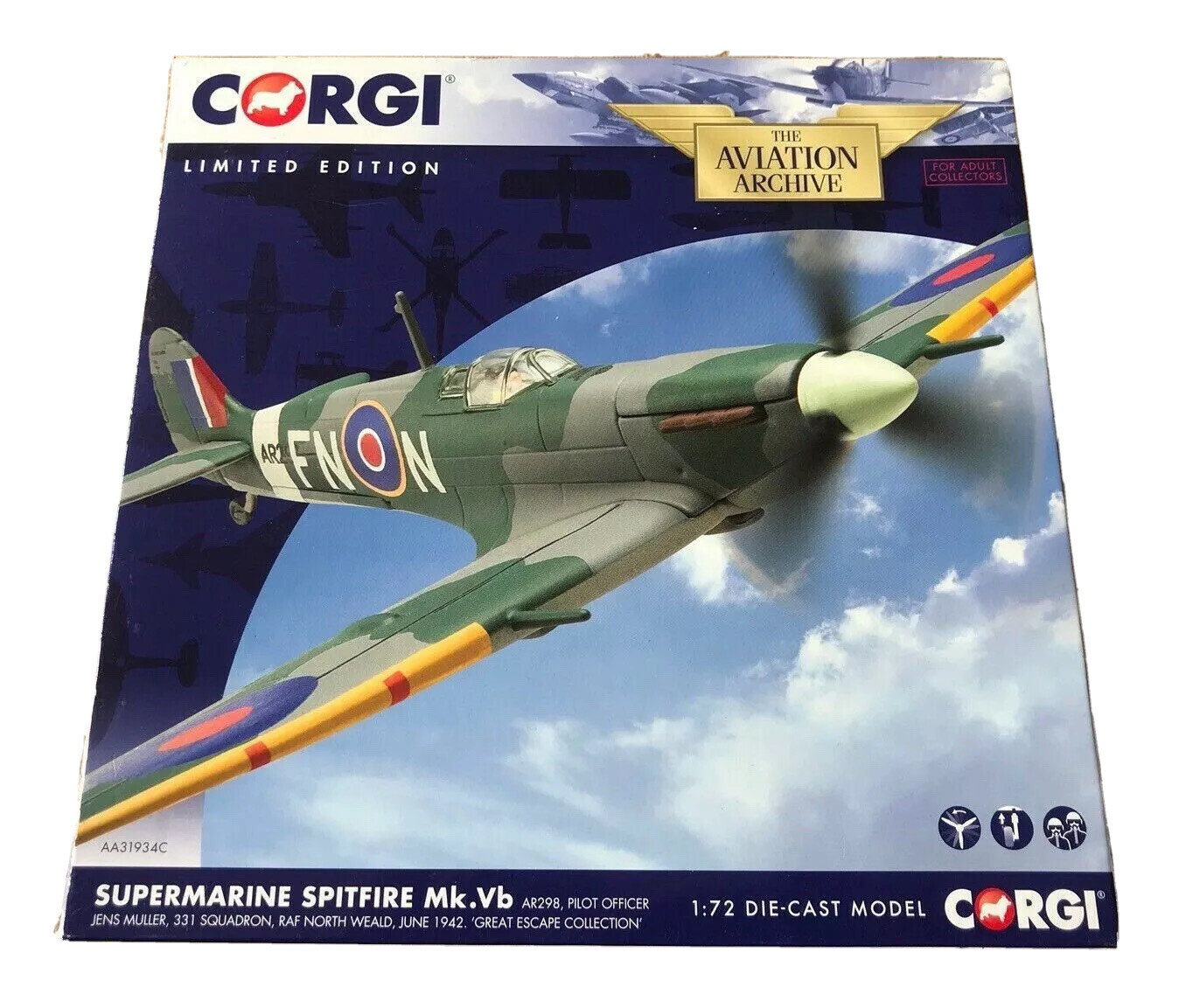 corgi spitfire 1 72