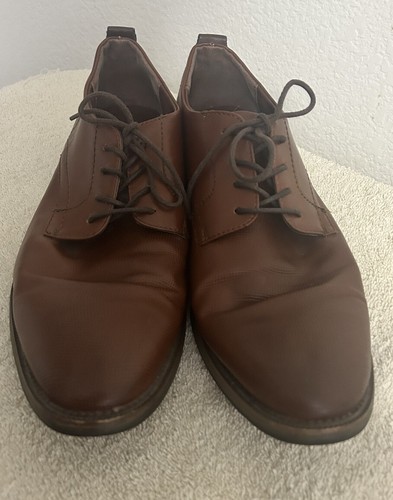 Steve Madden - Men's Size 12 Brown M-Hastir Oxford Shoes Rubber Bottom - Picture 2 of 12