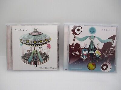 Kikuo CD KIKUO MIKU 1 & 2 2CDs Hatsune MIKU Japan vocaloid Kikuo CD KIKUO MIKU 1 & 2 2CDs Hatsune MIKU Japan vocaloid
