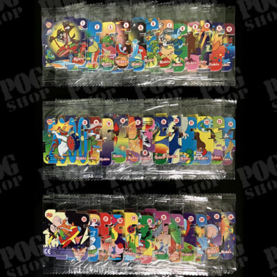 Qubix Tazos 1999 Walkers Fully Sealed Mint Set 36/36 Looney Tunes POG SHOP