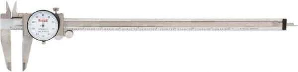 SPI 17-975-4 Calibrated Dial Caliper: 0" - 12" Range, 0.001" Graduation, 0.1"...