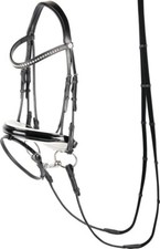 % Harry´s Horse Trense Classic Round Lack schwarz oder braun UVP €89, 95 -HSS %