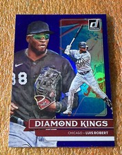 2022 Donruss Baseball Luis Robert Diamond Kings Card #6 Purple Holo Parallel