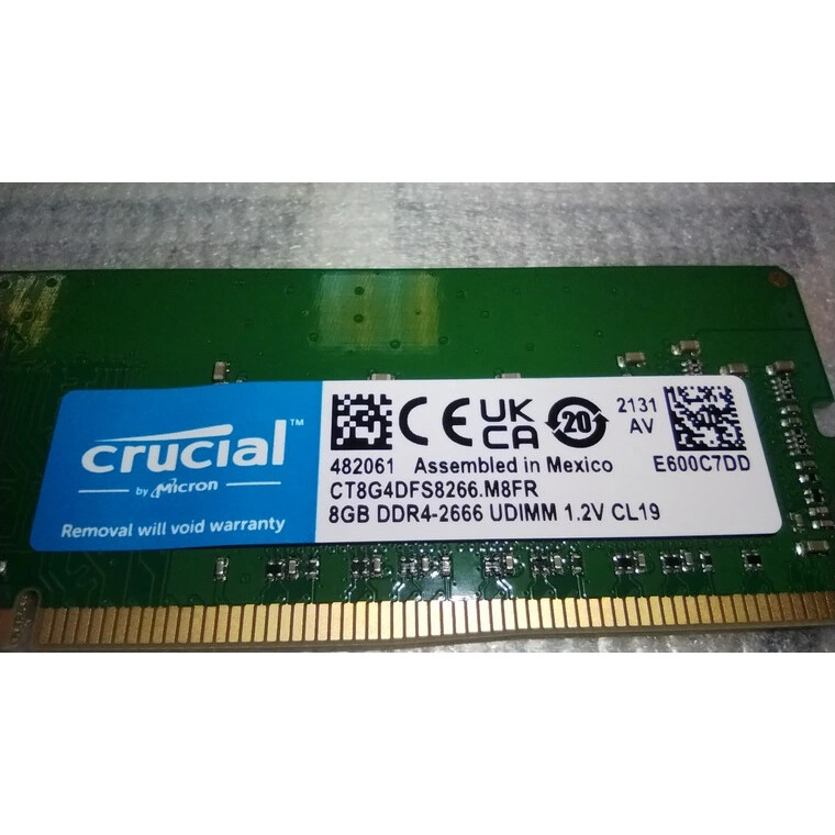 Memorie Crucial 2x8GB 2666 MHz DDR4 DRAM Single 16GB CL19 CT8G4DFS8266 Memorie Crucial 2x8GB 2666 MHz DDR4 DRAM Single 16GB CL19 CT8G4DFS8266