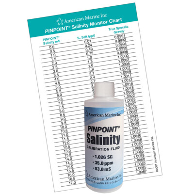 American Marine Pinpoint Salinity Calibration Fluid 1.026 Specific Gravity