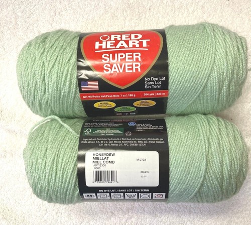 New Red Heart 7 ounce Skeins Yarn Many Color Choices Blue Yellow Purple Etc - Picture 45 of 80