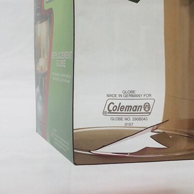 Coleman 290B043 Clear Lantern Globe made in Germany 220 228 235