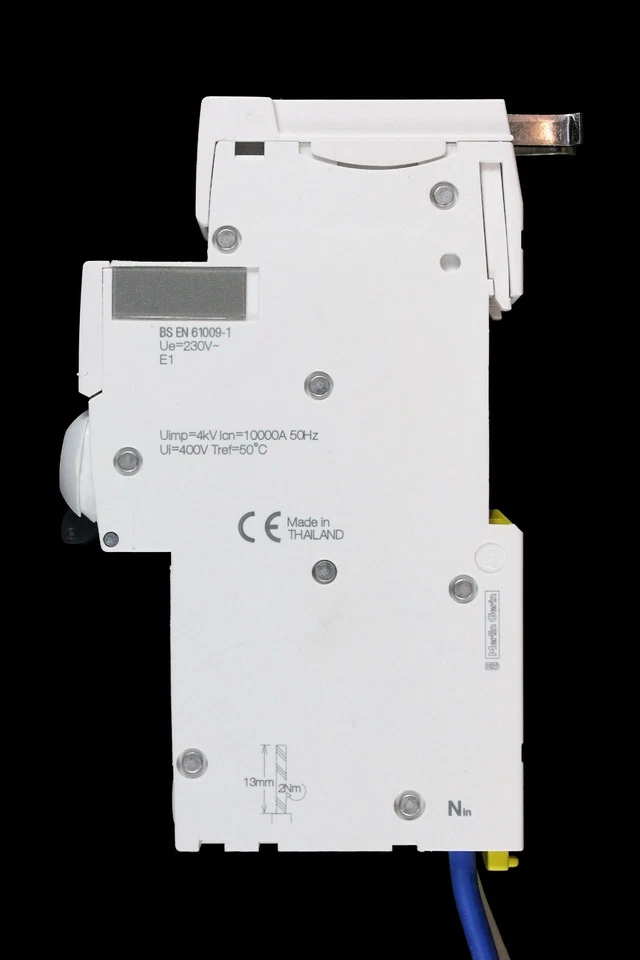 SCHNEIDER 20 AMP CURVE C 10kA 30mA RCBO TYPE A IKQE A9D17820 SEE120C03 - Image 2 of 4