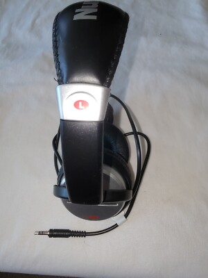 Use Numark Black and Silver Headphones