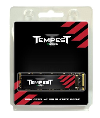 Mushkin Enhanced Tempest M.2 2280 1TB PCIe Gen3 x4 NVMe 1.4 3D NAND SSD