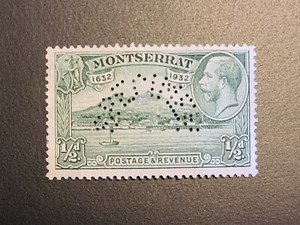 MONTSERRAT SPECIMEN STAMP 1/2d KGV Mint NICE STAMP TO OWN IN COLLECTION
