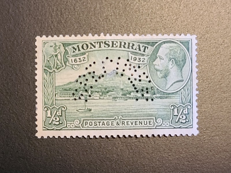 MONTSERRAT SPECIMEN STAMP 1/2d KGV Mint NICE STAMP TO OWN IN COLLECTION