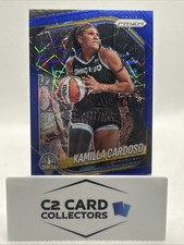 2025 Panini Prizm WNBA - Kamilla Cardoso #89 Blue Velocity Prizm