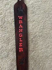 “WRANGLER” Custom Leather Rifle Sling Hand Tooled And Made in the USA 🇺🇸
