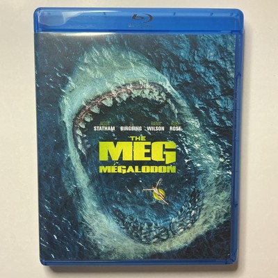 the meg 2-disc BLU RAY DVD set 2018 jason statham Used Very Good Please Read