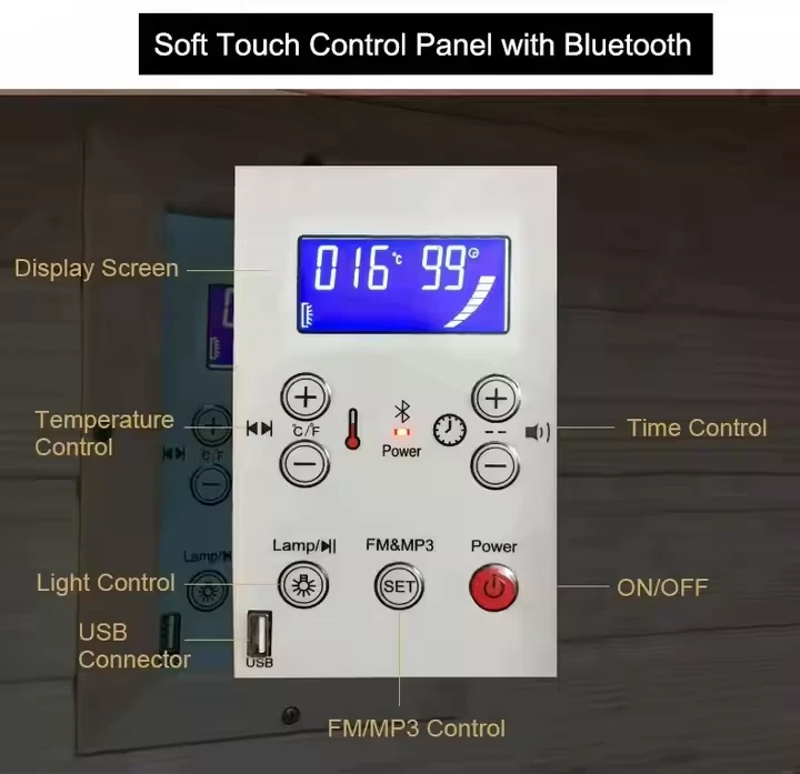 Infrared Sauna Spare Parts Control Panel for 2 People - Image 3 of 4