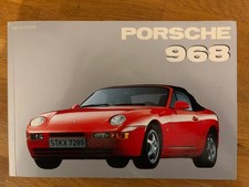 Automobilia PORSCHE 968 book written by Stefano Pasini in 1992