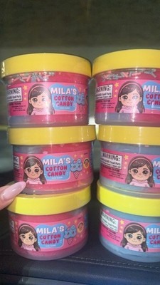 Mila s Peachybbies Slime Milas Cotton Candy  AUTHENTIC The Anazala Family 