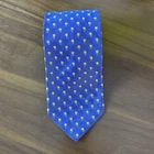 Brooks Brothers Makers Tie Blue Floral Woven In Italy All Silk Necktie Made USA